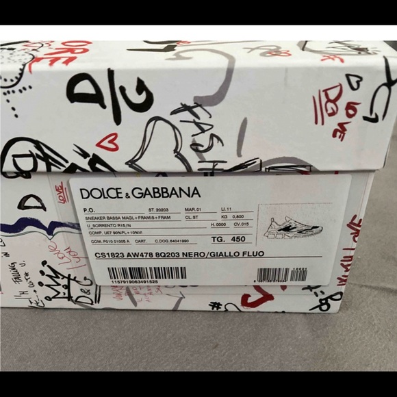 Brand New Dolce & Gabbana Sorrento Trainers 45 EU - Picture 7 of 9